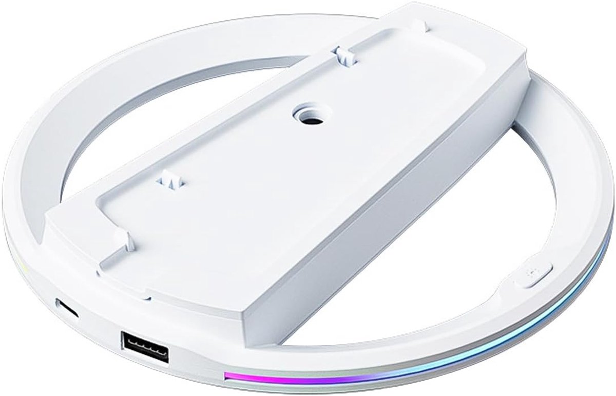 Laroal RGB verticale beugel voor PS 5 Slim/Pro schijf en digitale basisbeugel met antislipmat verbeterde beugel - ShopVlot