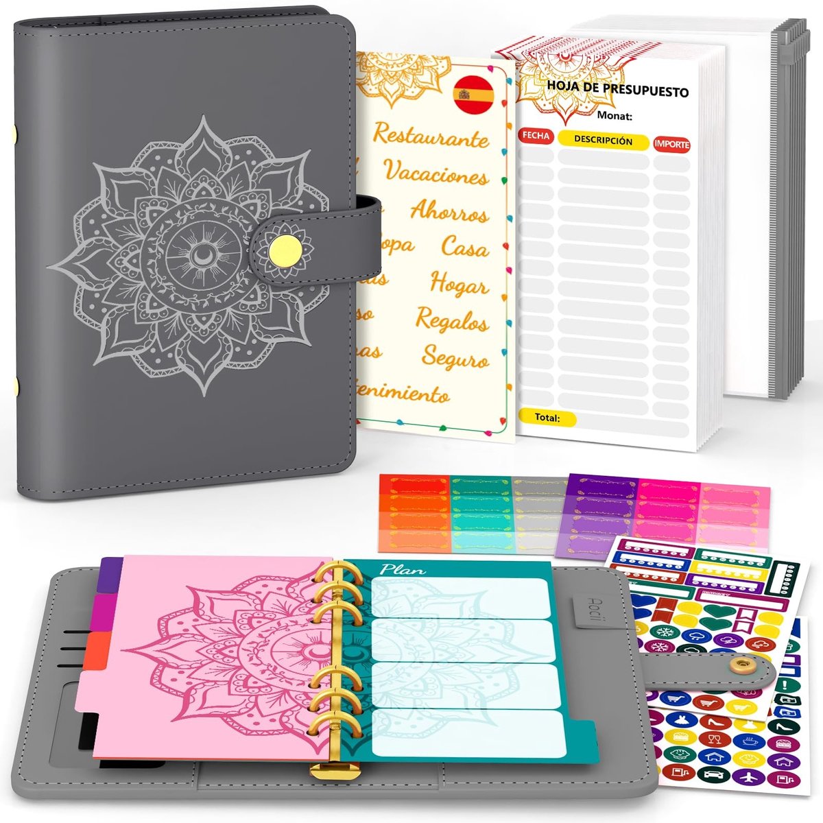 Solidchoice - Budgetplanner A6 met Spaanse Ontwerpen