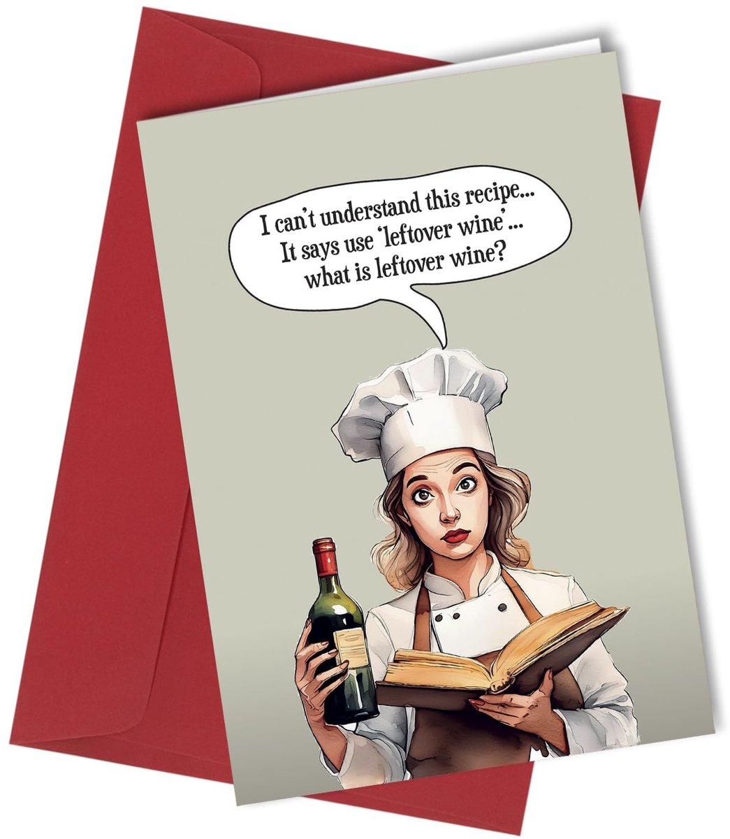 Solidchoice - Grappige Verjaardagskaart met Wijnhumor