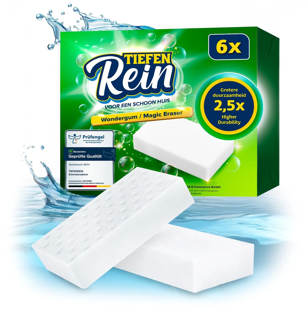 Solidchoice - Vuilgum Pro 6 Stuks voor Eenvoudig Vuilverwijdering