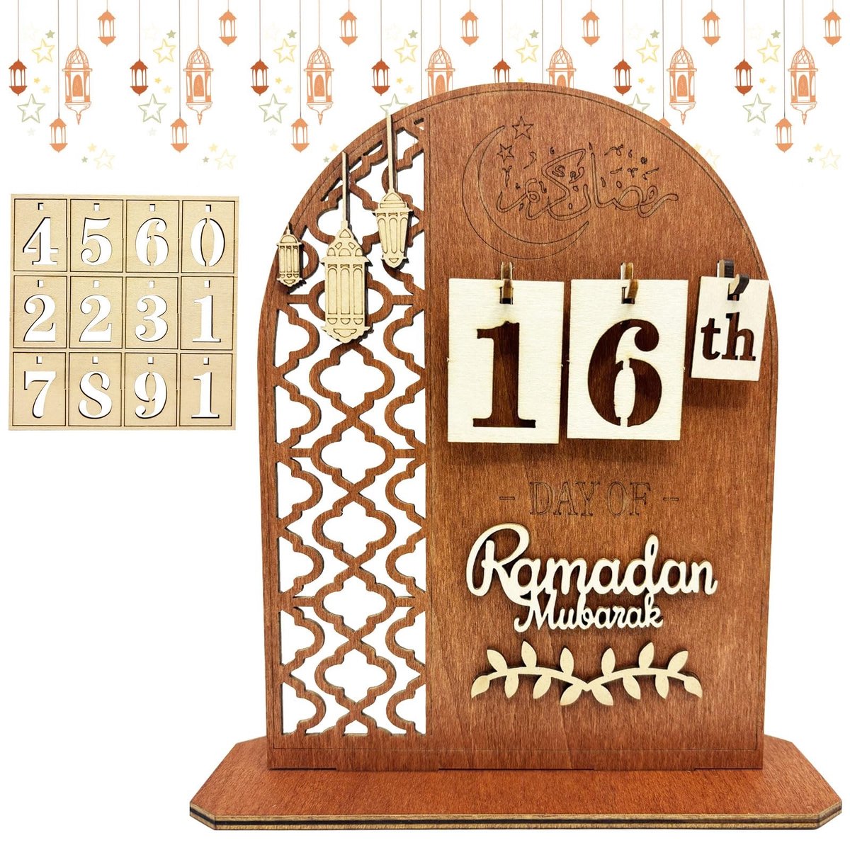 Solidchoice - Houten Ramadan Advent Kalender met Verrassingen