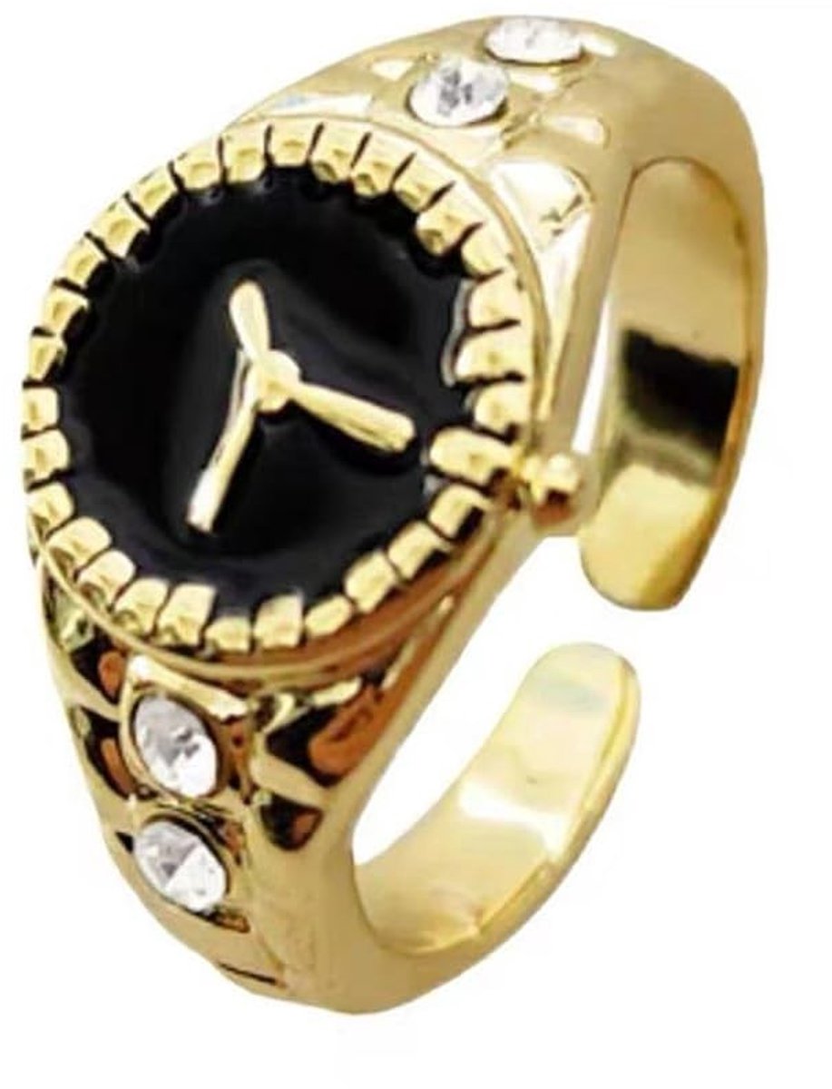 Solidchoice - Vintage Gouden Horlogering Knokkelring voor Vrouwen