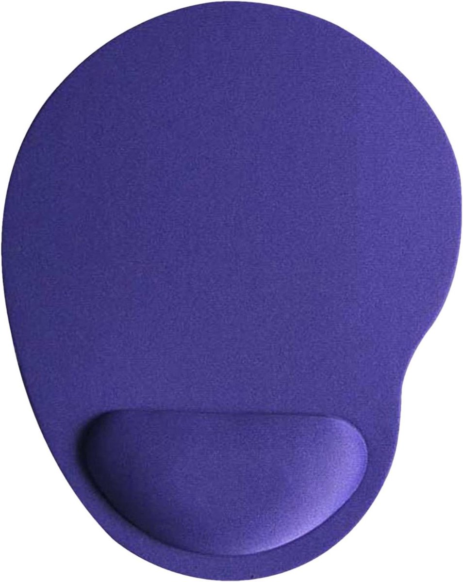 Muismat met polssteun - Ergonomische muismat Handsteun - Comfortabel computergebruik - Traagschuim vulling - 230 x 180 x 20 mm