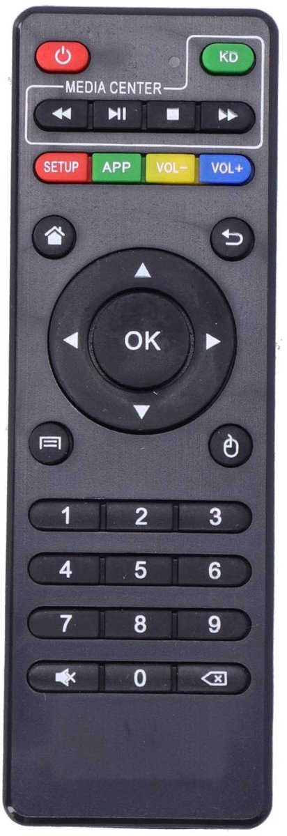 Solidchoice - IR Afstandsbediening Vervanging voor Android TV Box