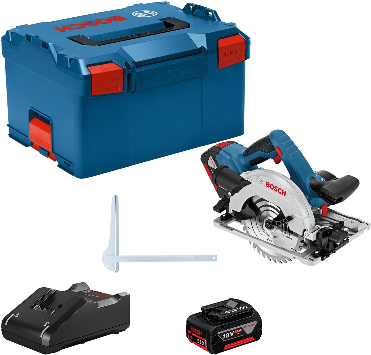 Solidchoice - Accuhandcirkelzaagmachine 18V met 2x 4,0 Ah Accu