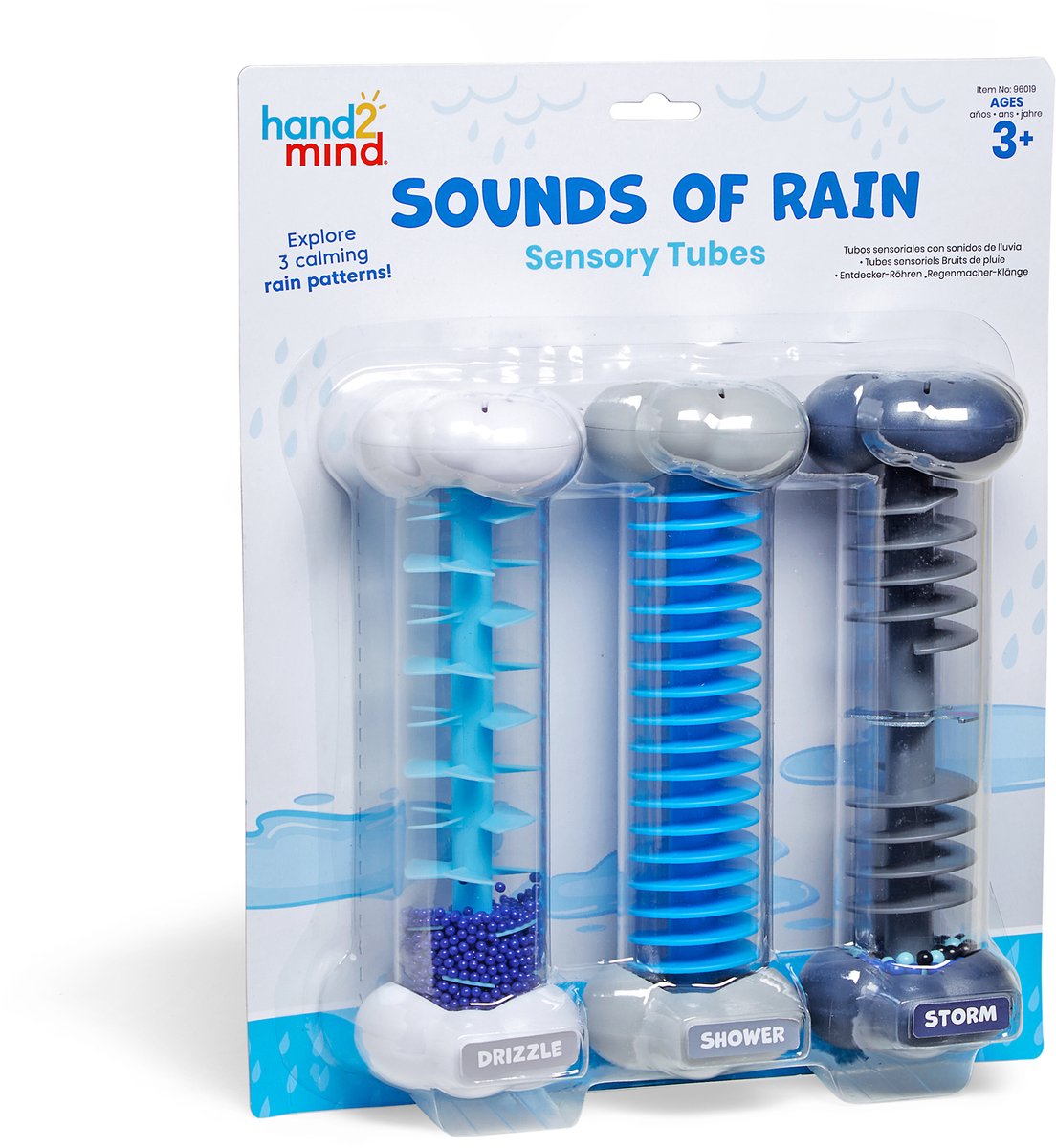 Learning Resources sounds of rain sensory tubes - 3+