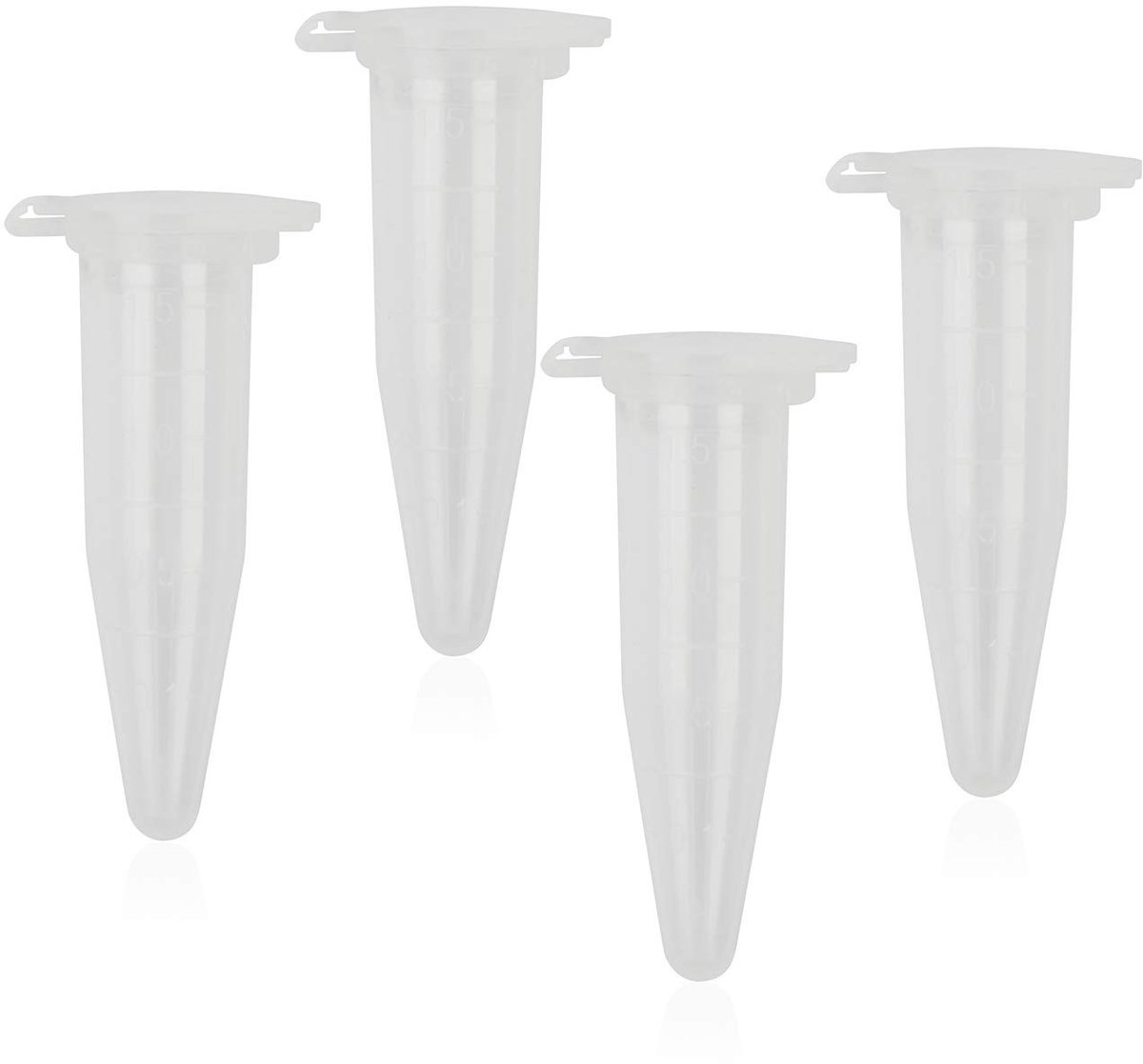 Solidchoice - 2ml Plastic Testbuizen met Deksel (200 Stuks)