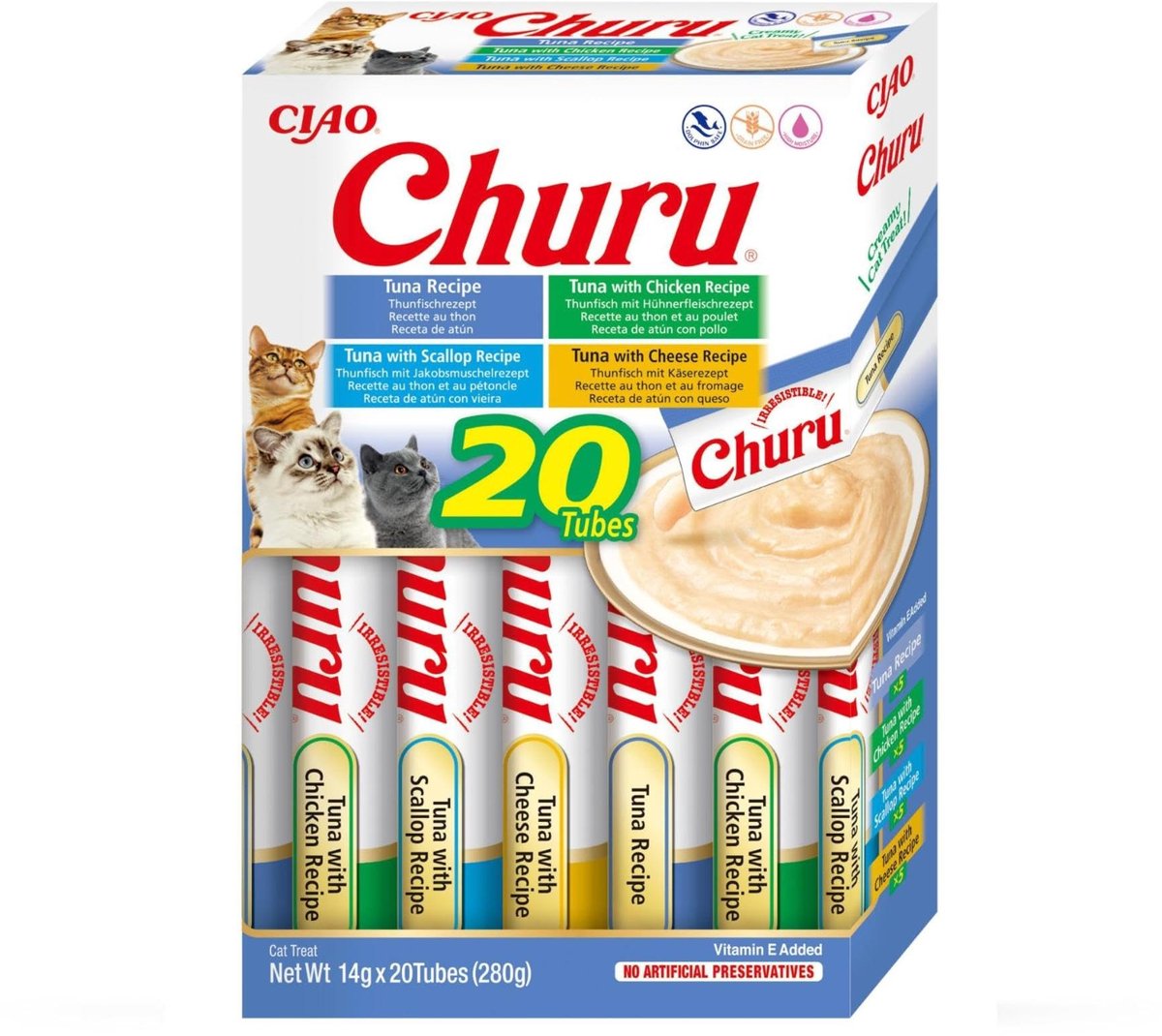 Solidchoice - Kattensnoepjes met Tonijnpuree in Romige Textuur