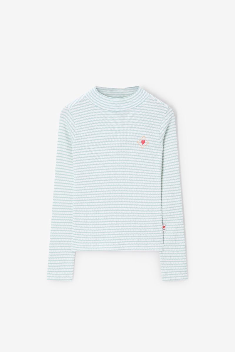 Sissy-Boy - Lichtblauwe gestreepte longsleeve