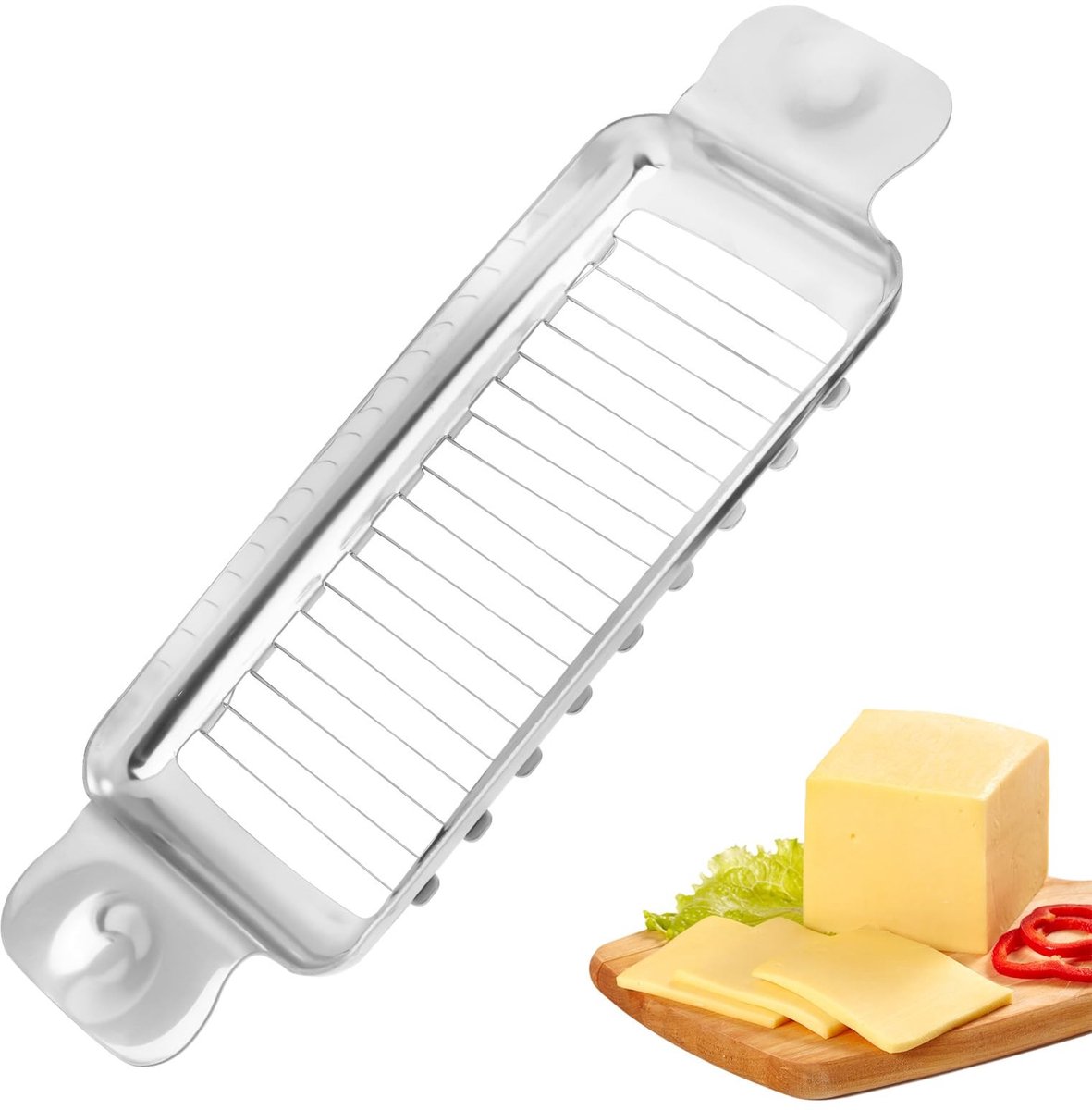 Solidchoice - RVS Boter Cutter en Kaassnijder met Ergonomisch Handvat