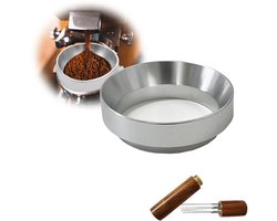 Solidchoice - 51mm Koffie Doseringsring met Magnetische Aluminium Funnel