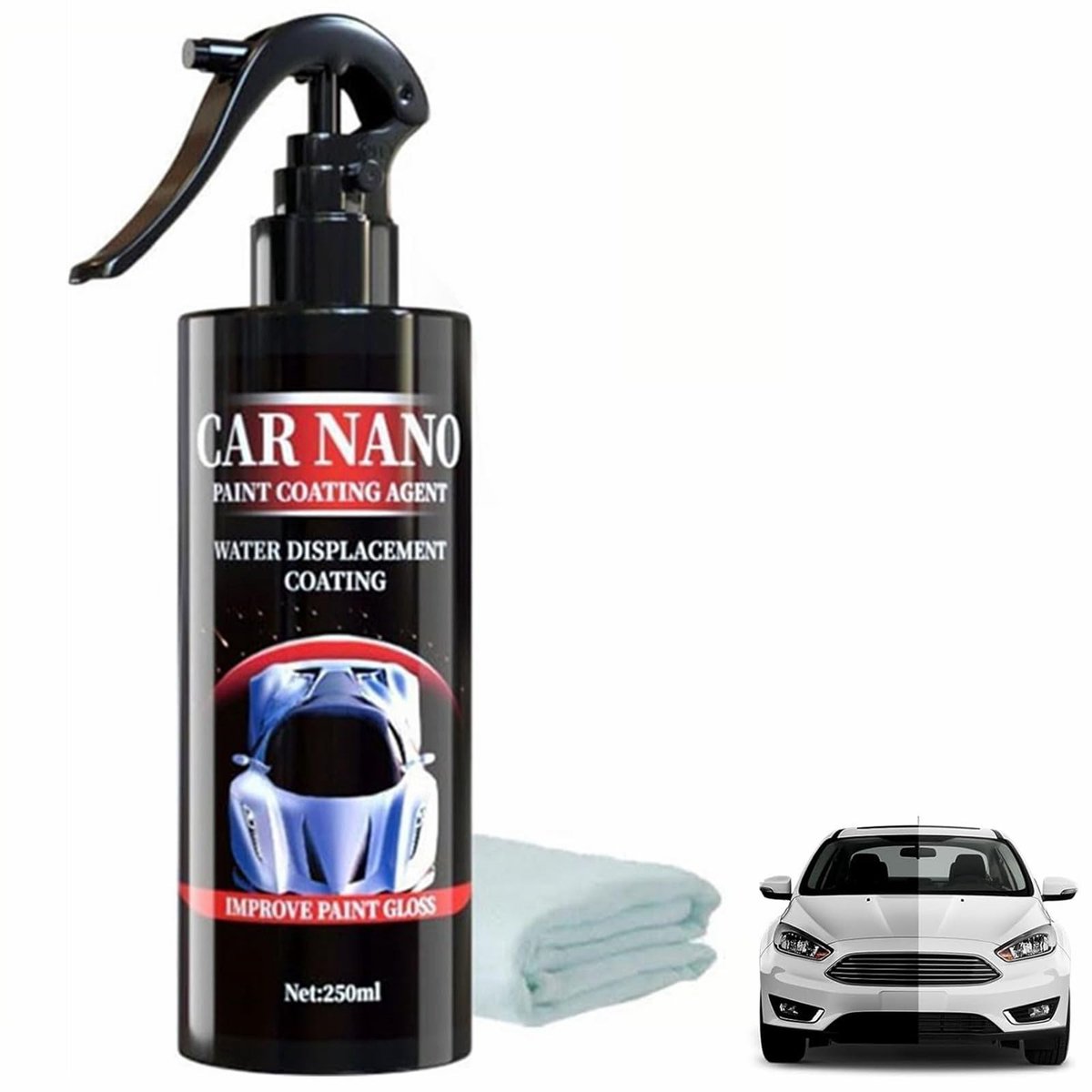 Solidchoice - Nano Krassenverwijderaar Spray voor Auto's, 250ml