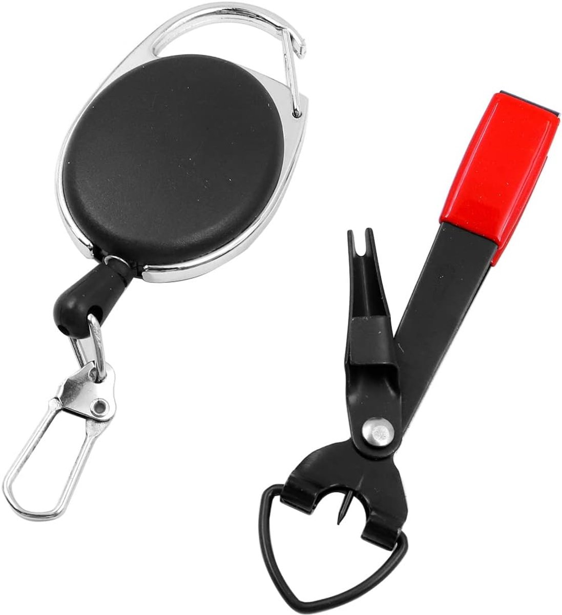 Fly Fishing Button Tying Tool,Zinger Retractor Combo,Fishing Quick Fixing Tool,Retractor,Multi-Purpose Fishing Line - ShopVlot