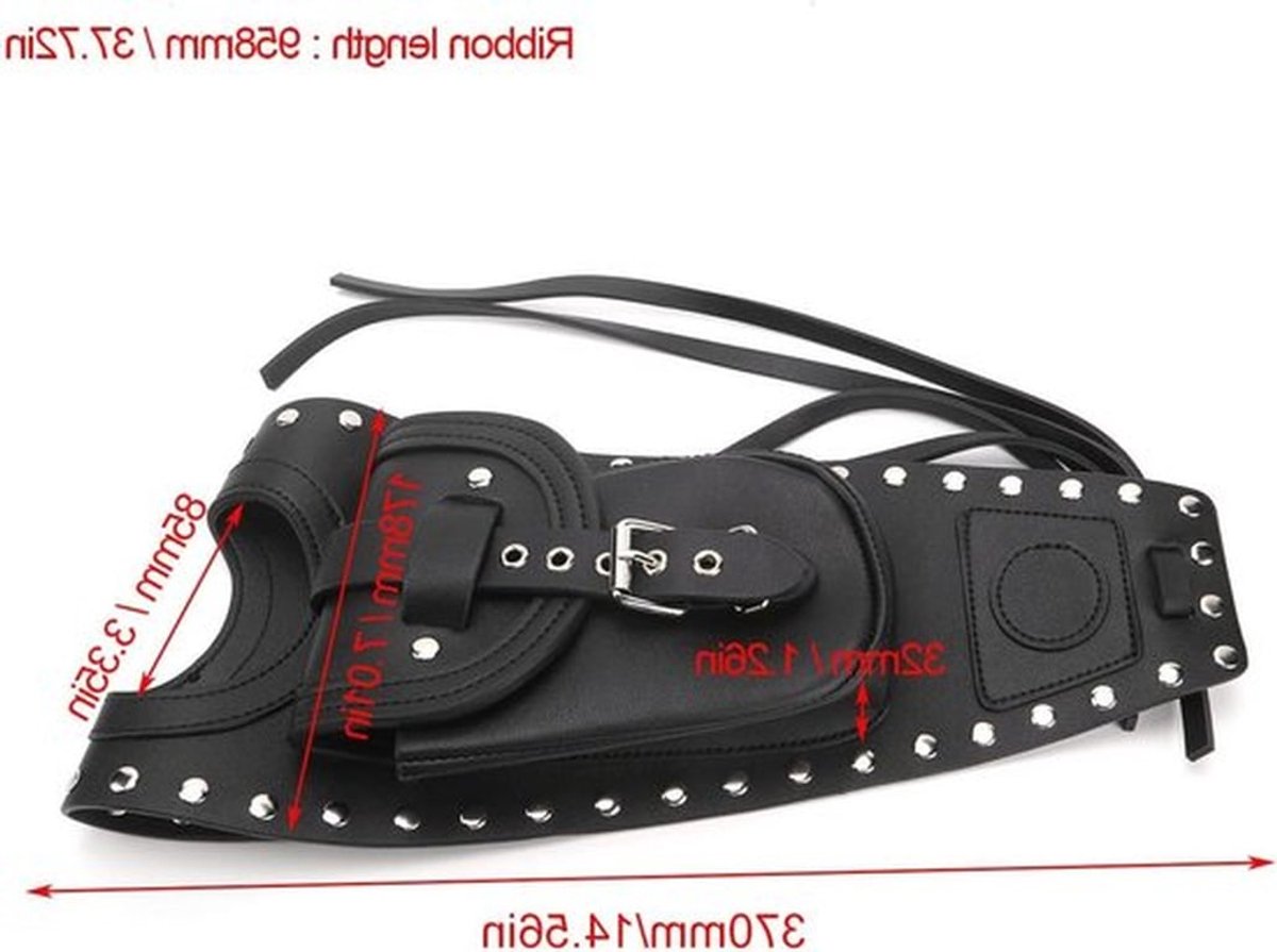 Motorfiets Tanktas voor Brandstoftank - Waterdichte Tank Bag met Accessoires en Opbergcapaciteit voor Motoren
