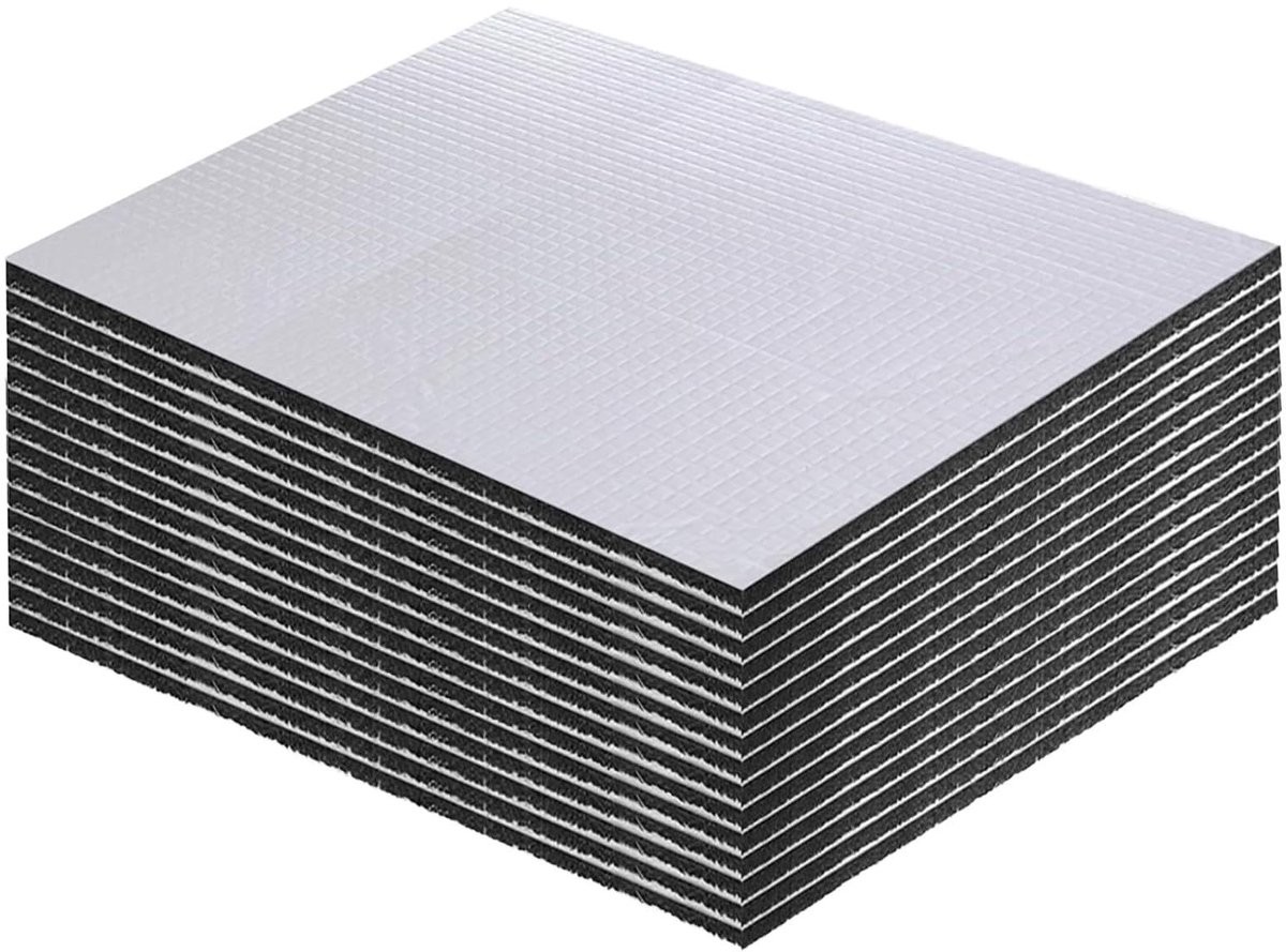 Solidchoice - Set van 15 Zelfklevende Auto-Isolatiematten 40 x 25 cm