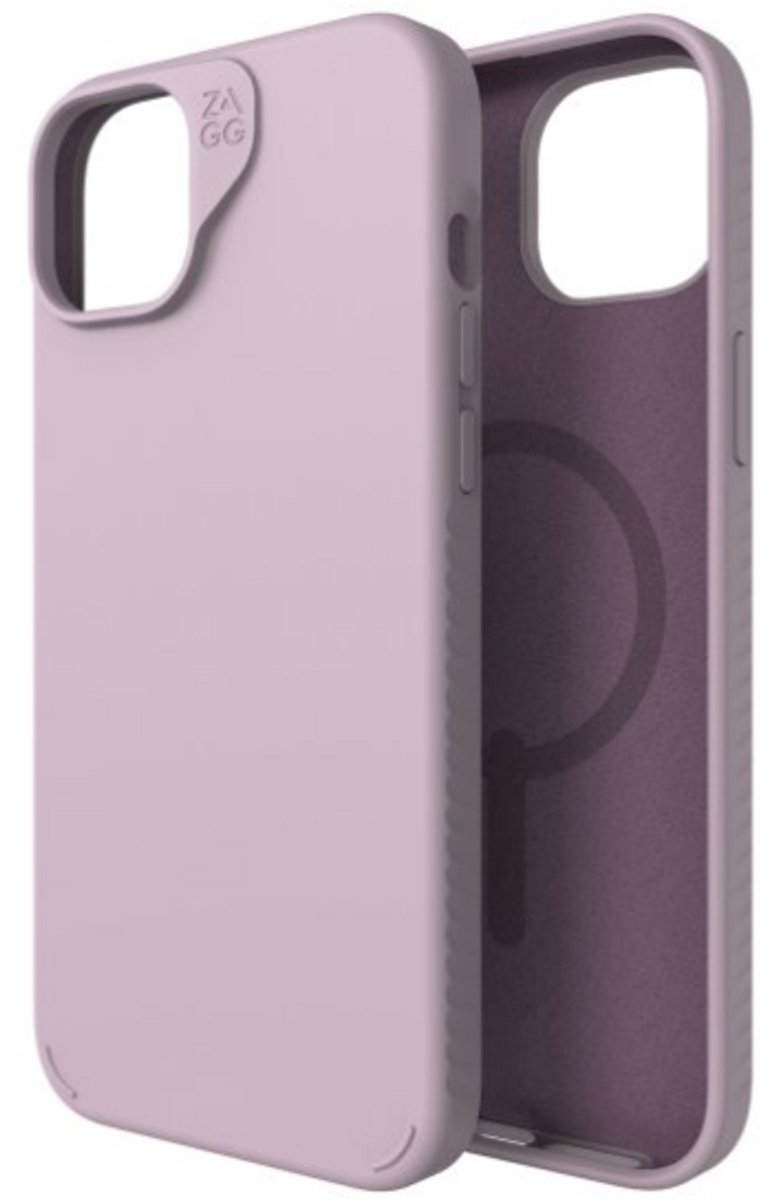ZAGG Manhattan Snap hoesje geschikt voor iPhone 14 Plus & iPhone 15 Plus - Paars