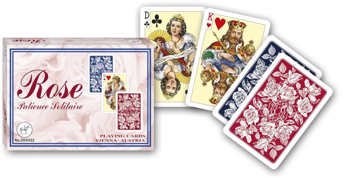 Solidchoice - Patience Spel met Roses Thema