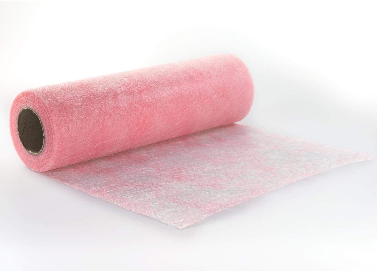 Solidchoice - Fleece Tafelrunner Lichtroze - 20 Meter Lang voor Feesten en Decoratie