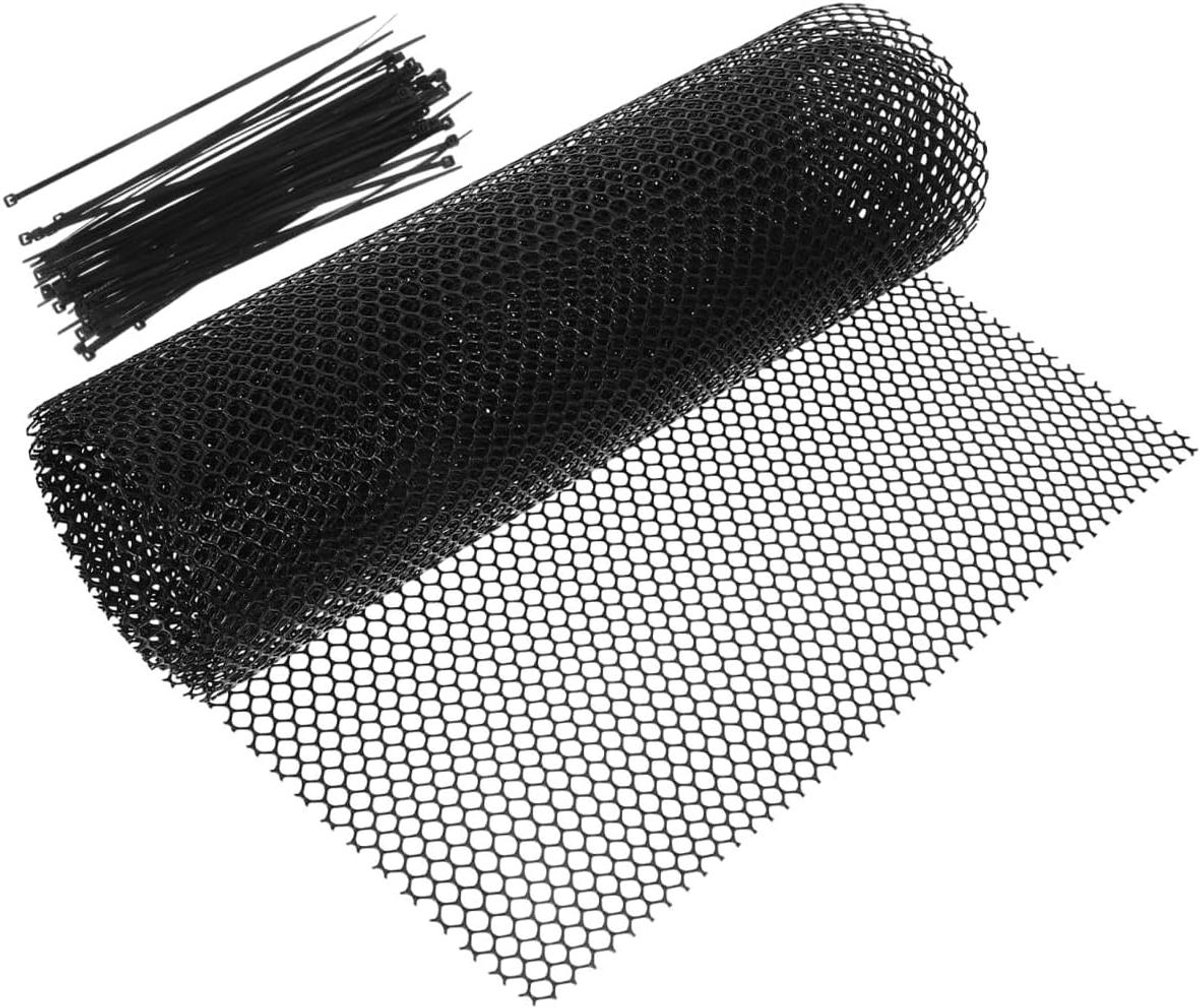Veiligheidsnet - Trapleuningnet Balkonnet - Huisdieren Beveiligen - Robuust HDPE Materiaal - 3 meter - Zwart
