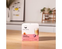 Koffiecapsules compatibel met NESCAFÉ® Dolce Gusto® CHiATO Caramel Cappuccino, 16 st.