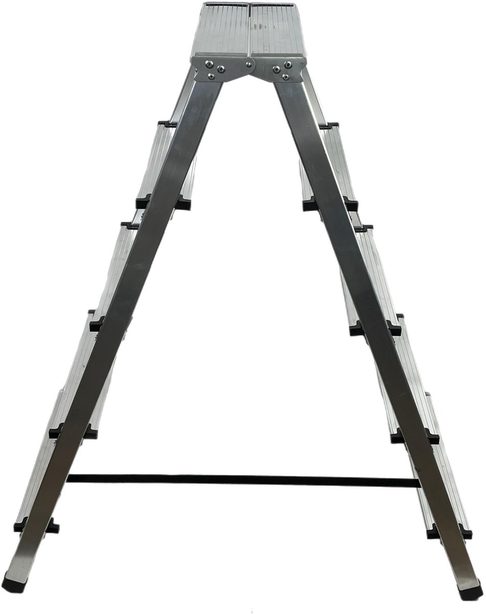 Solidchoice - Dubbelzijdige Huishoudladder met 10 Treden