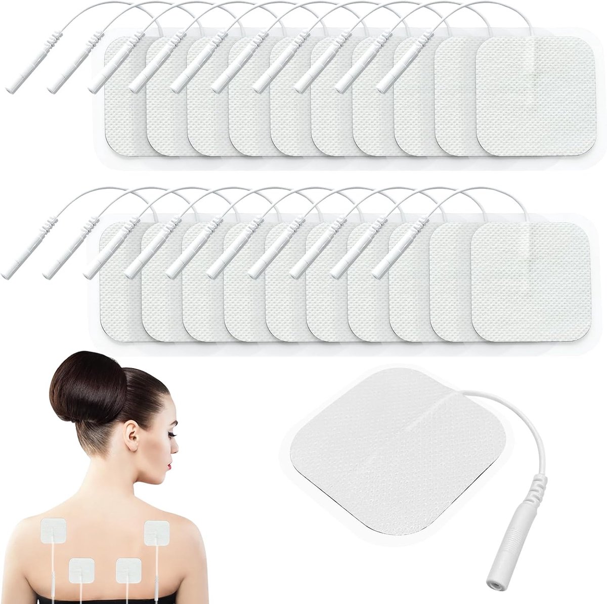 20 stuks gelelektroden, gelelektroden, gelpads - ShopVlot