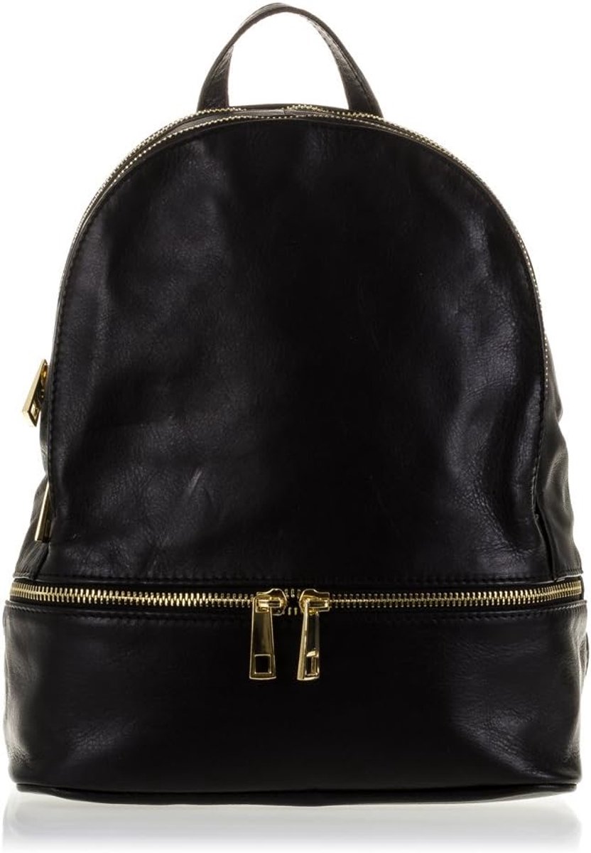 Firenze Artegiani Mochila De Mujer Casual Piel Auténtica Daypack, Acabado Savage Shoulder Bag, 30 cm - ShopVlot