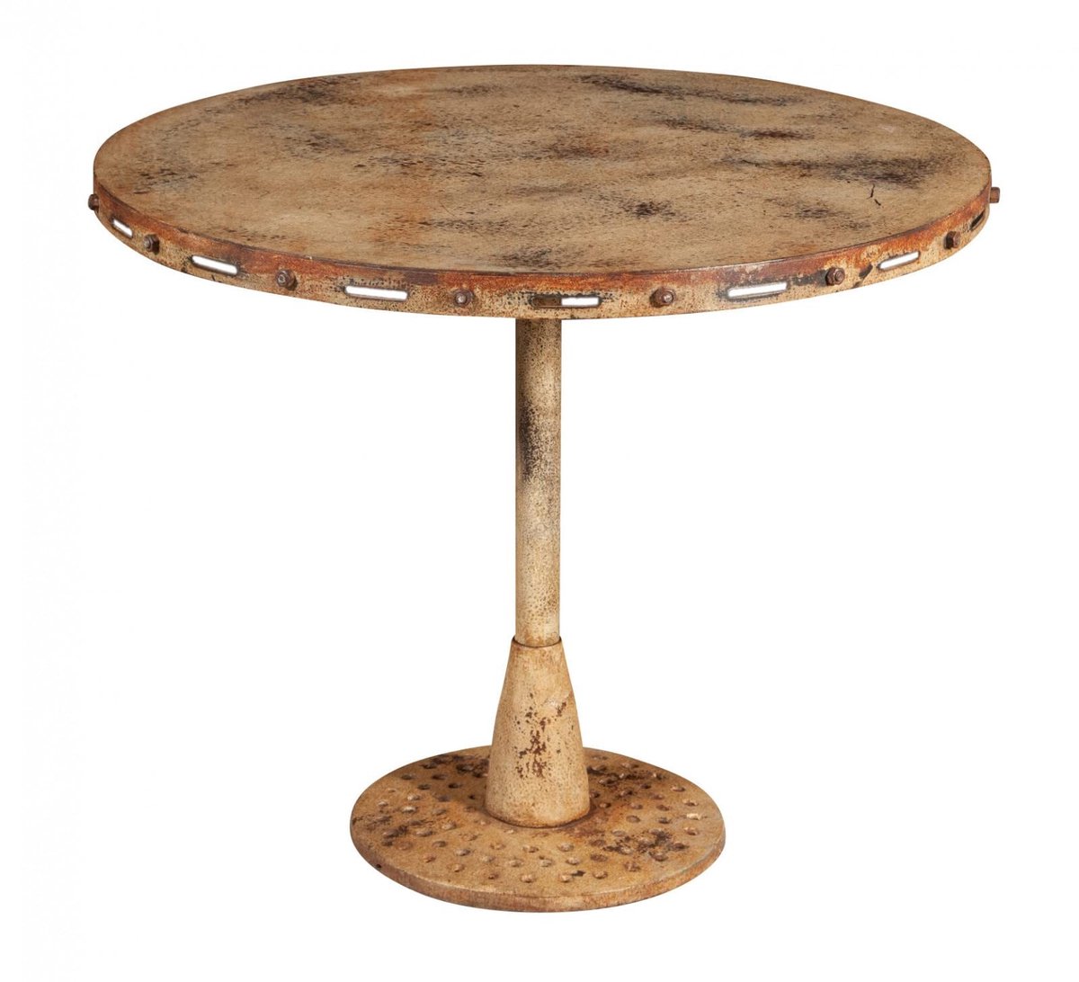 Solidchoice - Smeedijzeren Ronde Balkon- en Tuintafel 90x90 cm