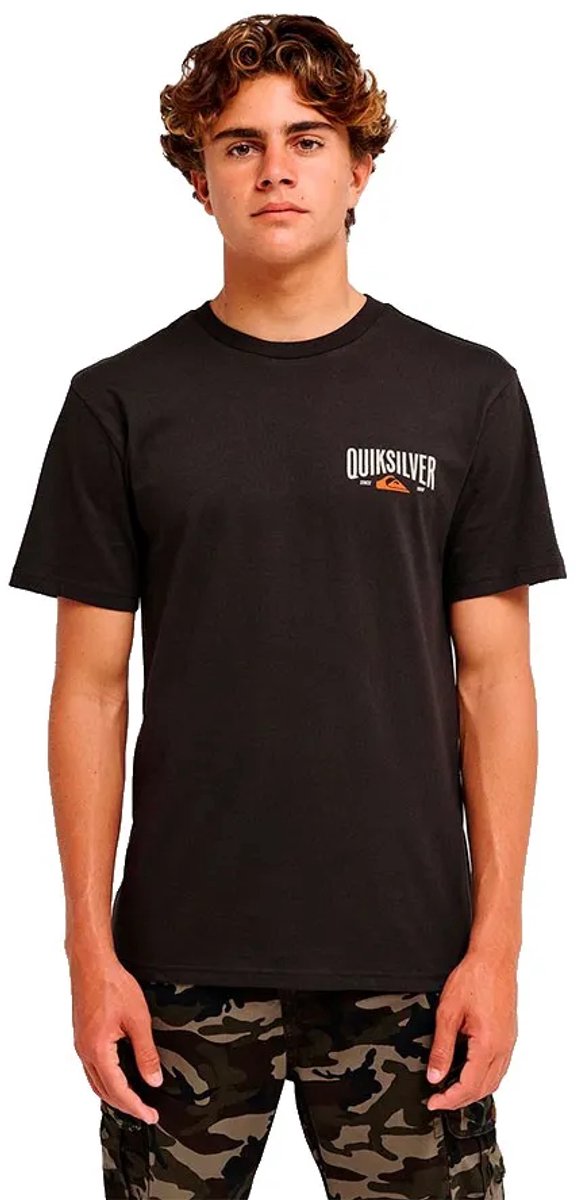 Quiksilver Ace Chest T-shirt Met Korte Mouwen L Man Tarmac