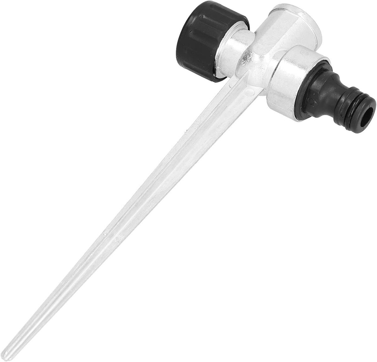 Set van 4 metalen gazonsproeiers met 1/2 inch binnendraad en zijdelingse buitendraad voor optimale tuinirrigatie en gazononderhoud