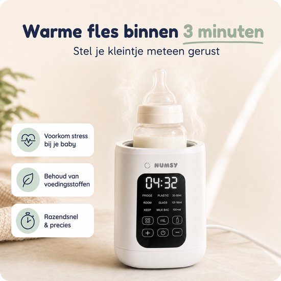 Numsy Heatpod Flessenwarmer - Melkverwarmer van Numsy — afbeelding 5