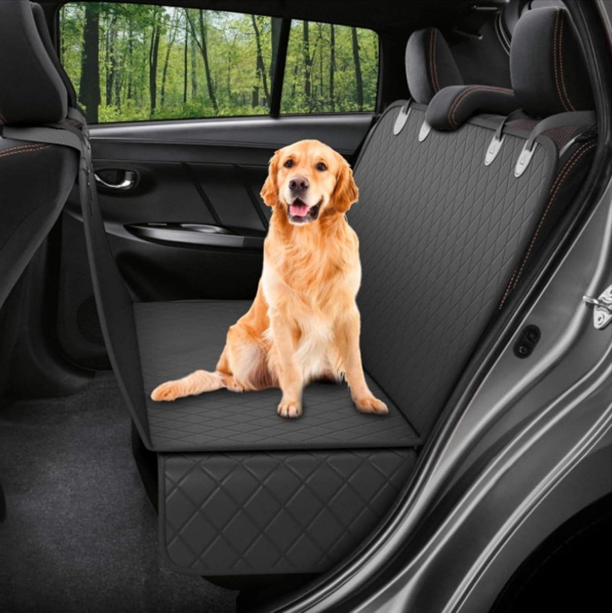 Autohoes Honden - Stoelhoes Huisdier - Reizen met Huisdier - Waterdicht Antislip - Universeel - Grijs