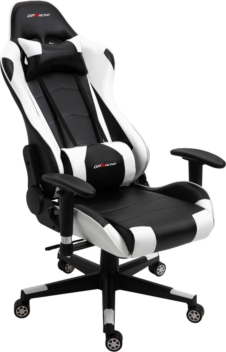 Gamestoelenland GPRacing Pro - Game Stoel - Wit thumbnail 4