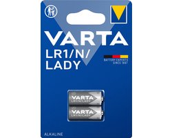 Batterijen LR1 N 2 stuks.