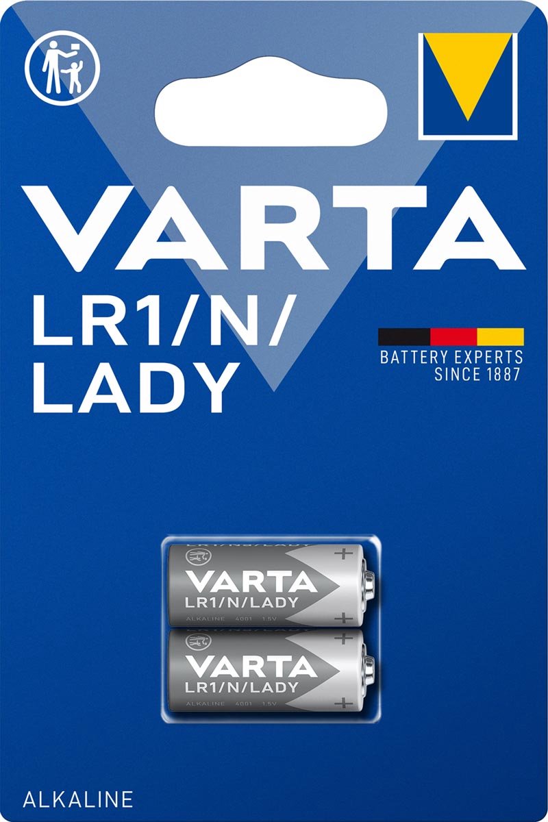 Varta Professional LR1 batterijen - 2 stuks