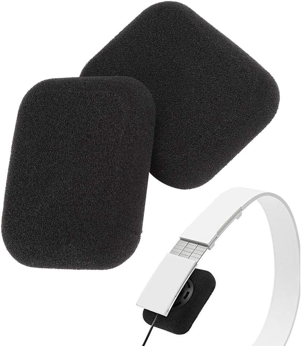 SnelShoppen - Vervangende Oorkussens voor Hoofdtelefoon - Zacht Foam - 3x2x1 Paar - Geschikt voor Hoofdtelefoon - Ideaal voor Muziekliefhebbers