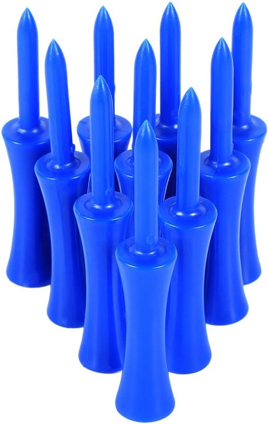 ONF3 - Golf Tees - Duurzame Golfaccessoires - 68mm Plastic - Blauw - Verminder wrijving en spin - Geschikt voor golfsporten van Onf3 — afbeelding 2