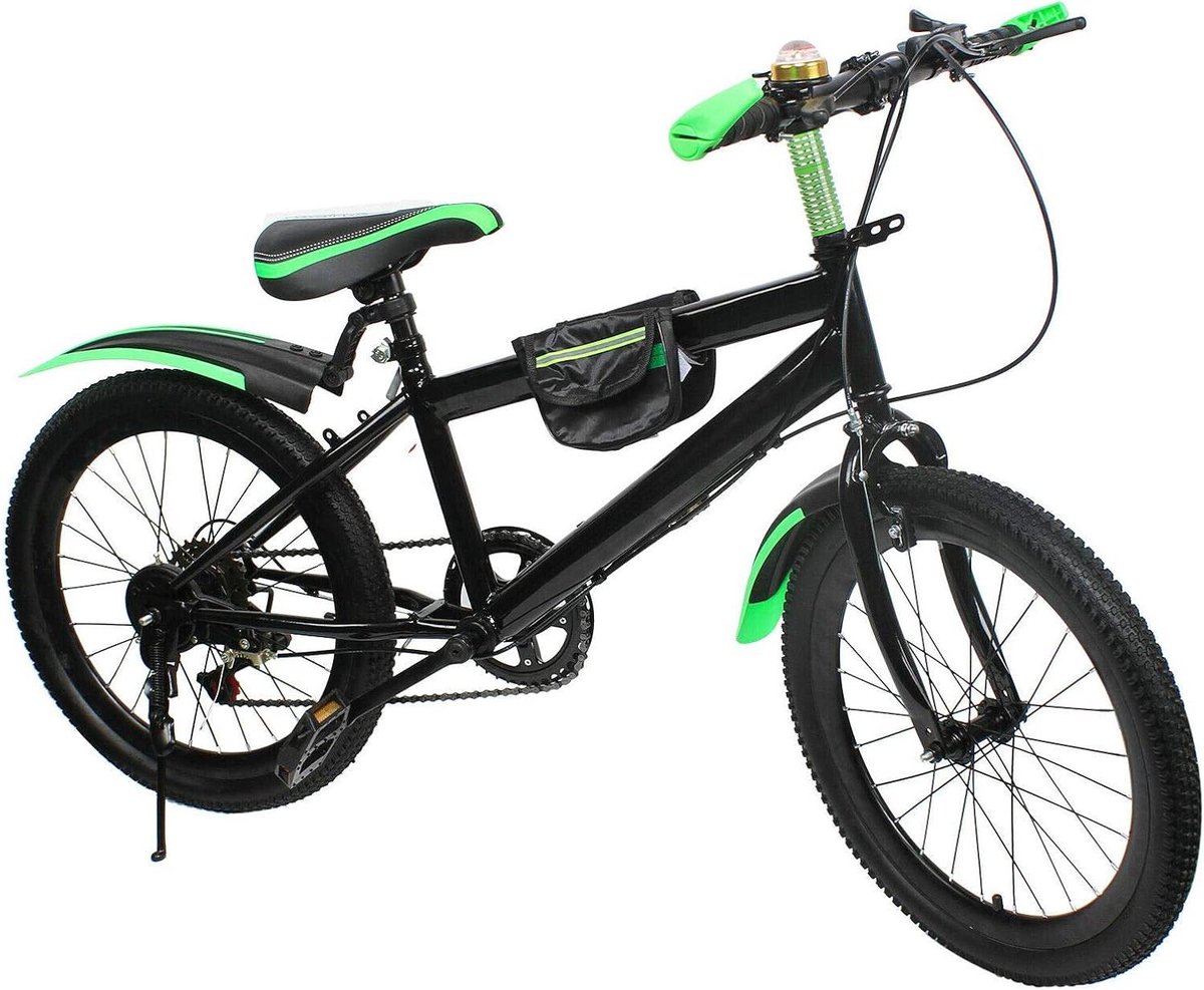 Kinder Mountainbike sfiets sfiets Buiten Fietsen Schijfrem 20 inch Groen