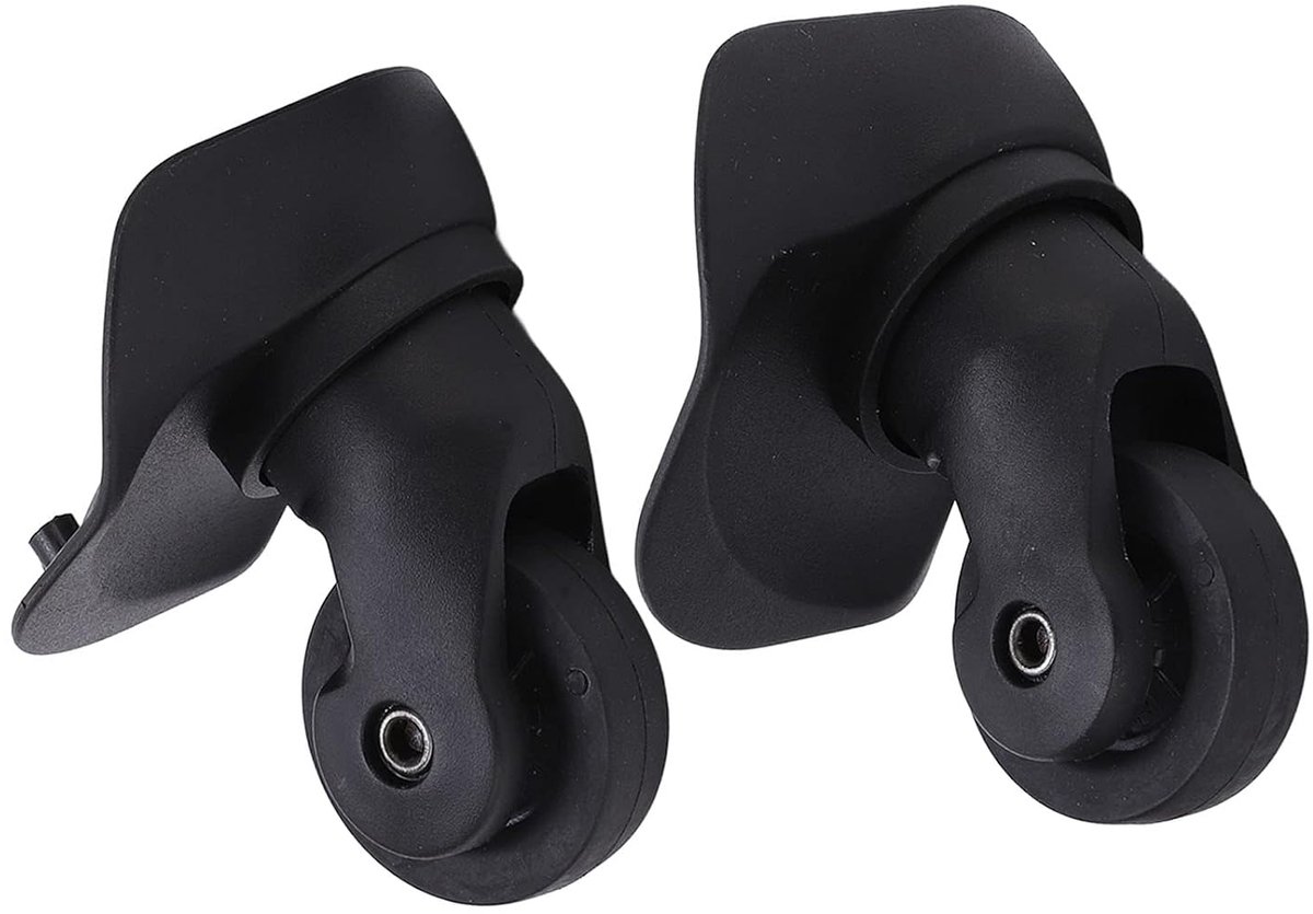 1 Pair A23 Luggage Replacement Wheel Durable Silent Swivel Suitcase Luggage Casters Repair Parts - ShopVlot