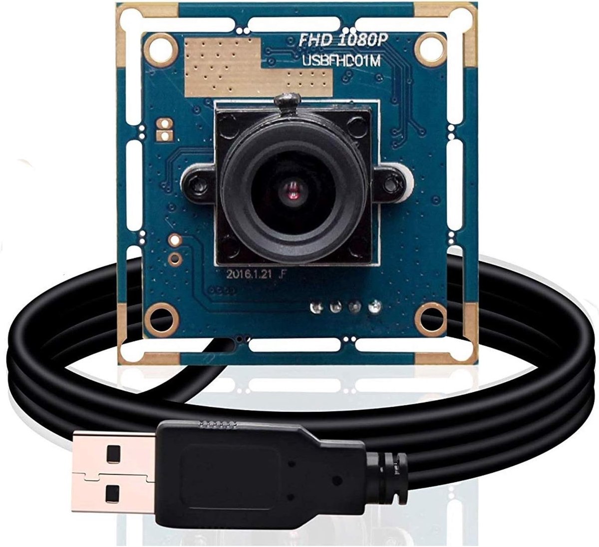 Draagbare USB Full HD Webcam - Compact - Voor Videoconferenties en Streaming