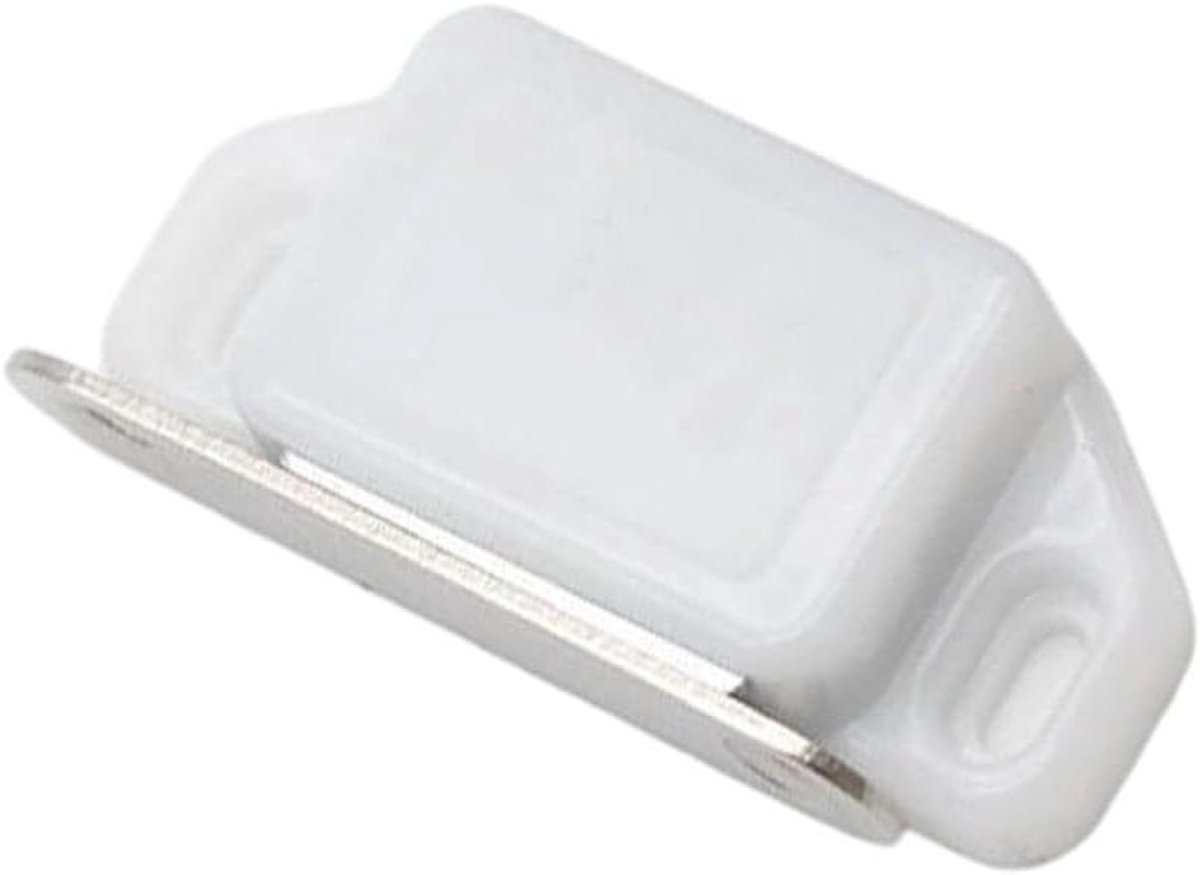 Magnetische Meubelvangsten - Kastdeur Sloten - Huisdieren Buiten Houden - Dubbele Montagemethode - 6 Stuks - Wit