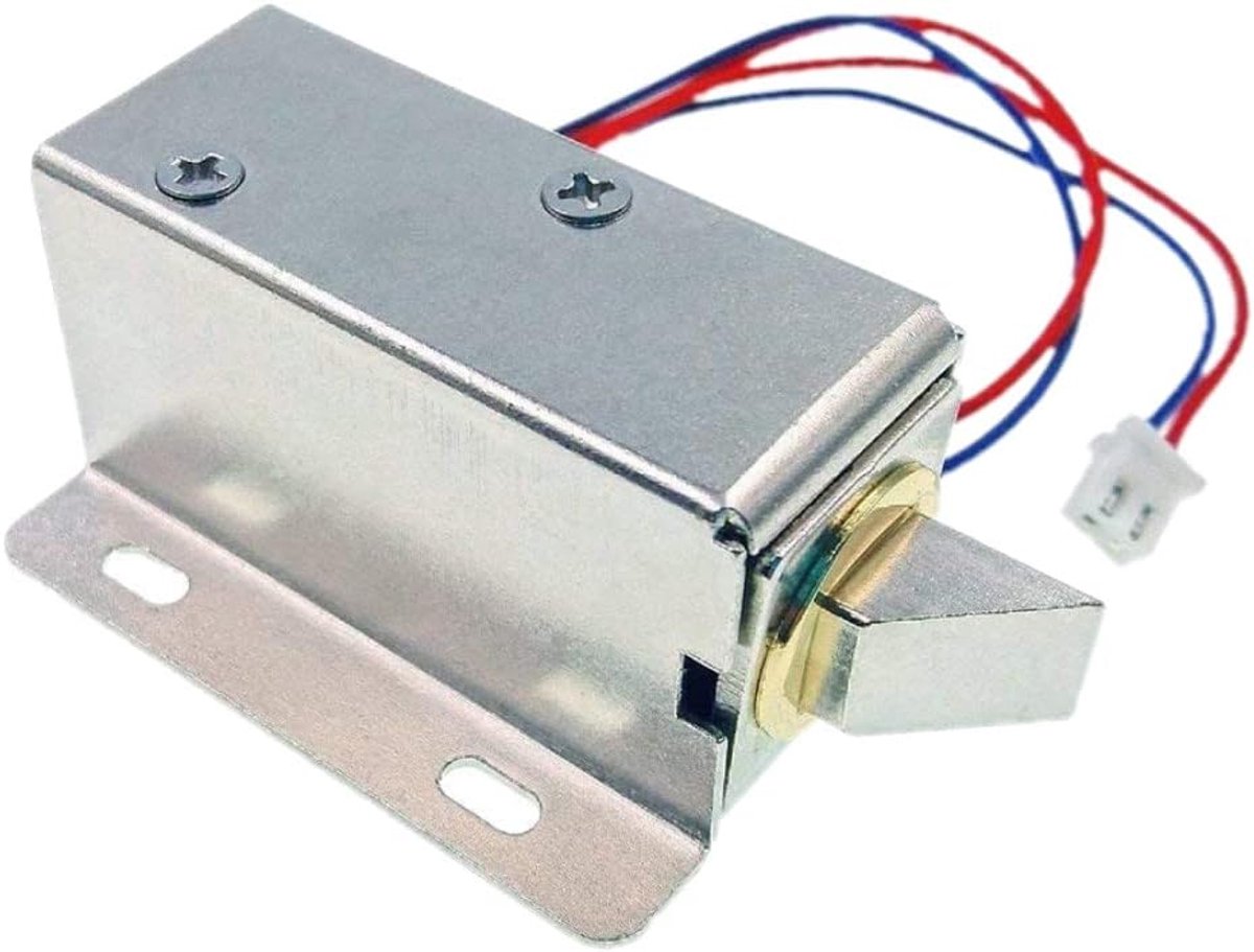 SnelShoppen - Elektrische Solenoïde Lock 12V voor Beveiligingssysteem, Kluis en Deurkasten - Duurzaam Aluminium, Eenvoudig te Installeren, Energiezuin