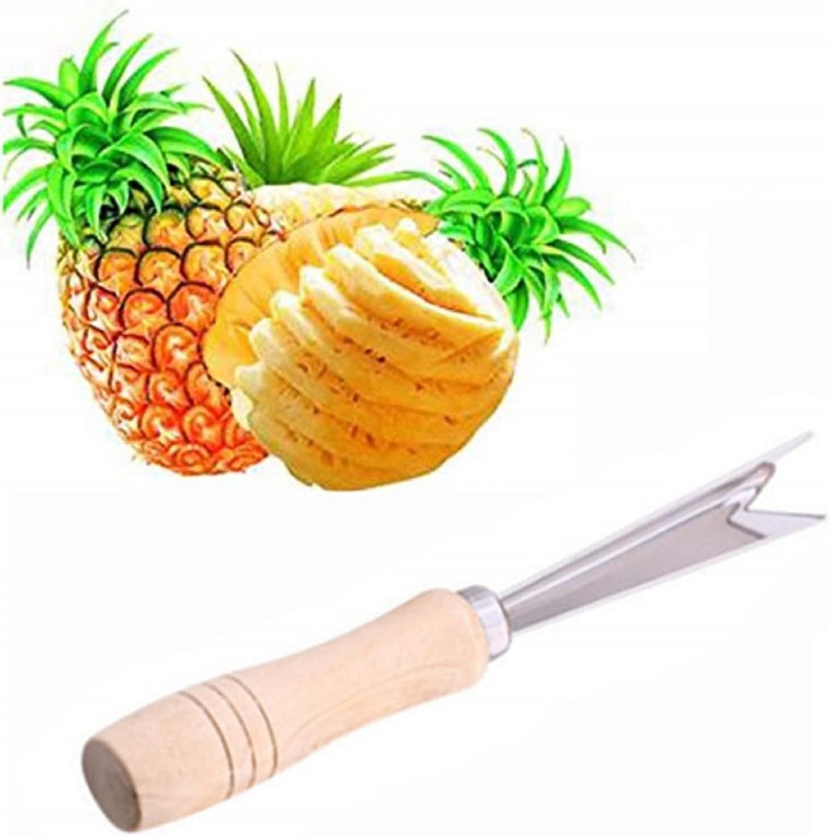 Make-up remover eye peeler - V vorm - RVS - Verwijdert make-up eenvoudig - ShopVlot
