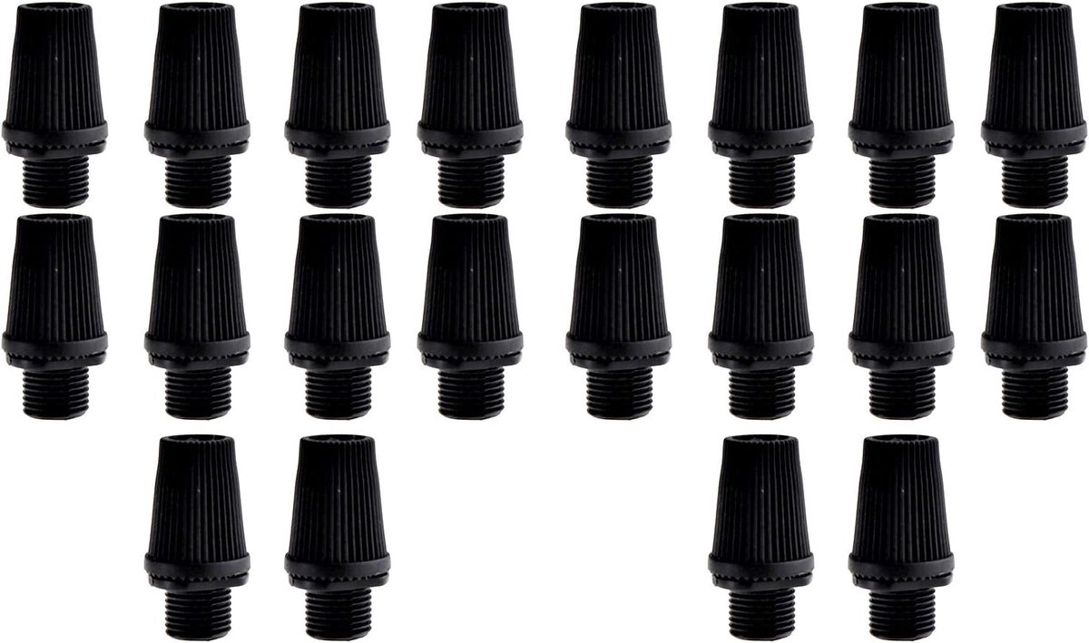 SnelShoppen - 20 Stuks Hanger Kabelbevestiging Plastic Kabel Grip Lock - 29mm - Zwart - Voor Verlichting, Thuisaccessoires, Camping, Tuin, Keuken