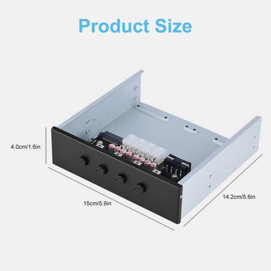 HDD Power Control Switch - 4 schakelaars voor harde schijf - SATA Drive Switcher met IDE - 2xSATA 15Pin interfaces - desktop PC computer optisch station . — afbeelding 3