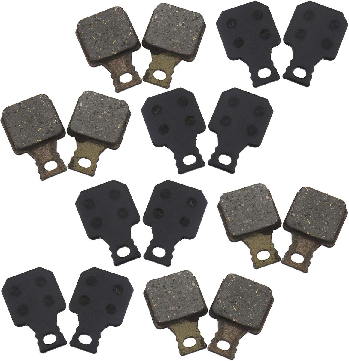 SnelShoppen - 8 Stuks Fiets Remschijven Hars Pad MTB Remonderdelen voor Magura MT5 MT7 MT - Hoge Slijtvastheid, Lage Geluidsproductie, Betere Warmteaf