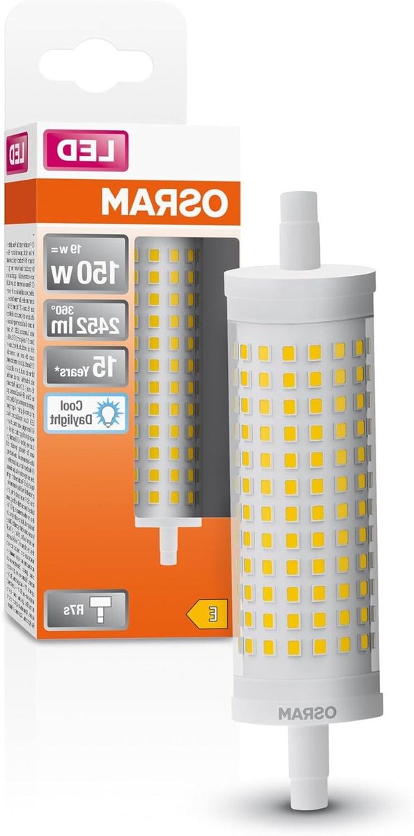LED Lamp R7s - Retrofit Lamp - Algemene Verlichting - Energiebesparend - 19 W - Daglichtwit