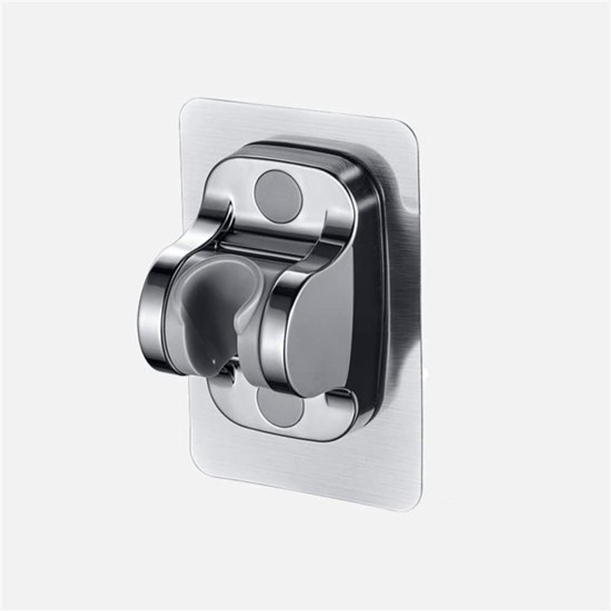 Verstelbare douchekop houder voor wandmontage, geschikt voor 20-25mm, zonder boren, breed instelbaar voor elke badkamer.