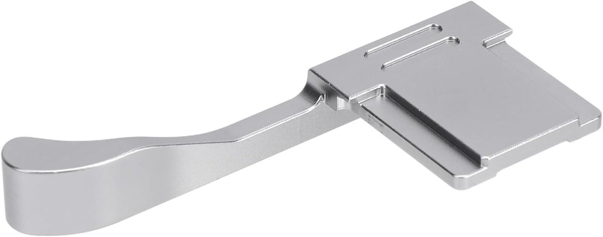 SnelShoppen - Camera Thumb Grip Aluminium Hot Shoe Grip Ondersteuning voor X100V X100F XE3 XE4 Fotoliefhebbers - Zilver