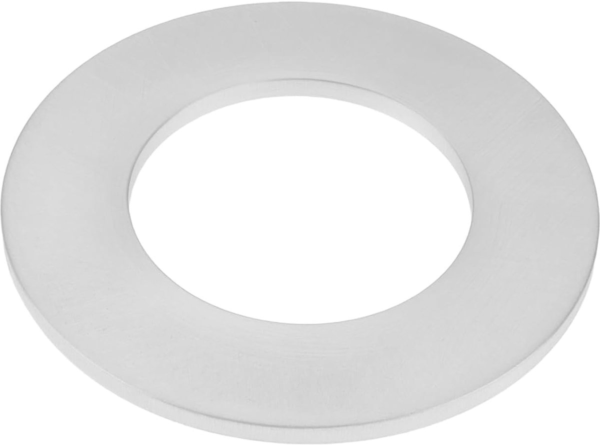 Keuken Tap Reparatie - Wasmachine Onderdeel - Kraan Lekdicht Maken - Platte Aluminium Ring - 70x40x3mm - Zilver